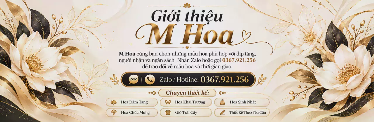 Ảnh bìa Shop hoa tươi Xã Tân Quan Đồng Nai - Hoa gửi trao, tình ở lại